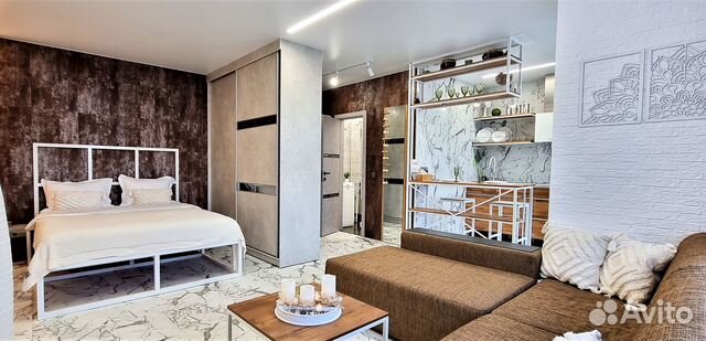 

Квартира-студия, 38 м², 1 кровать