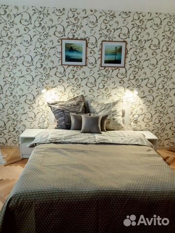 

1-к. квартира, 40 м², 2 кровати