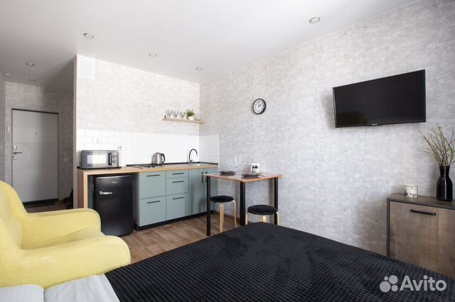 

Квартира-студия, 23 м², 2 кровати