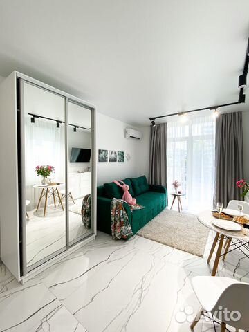 

Квартира-студия, 30 м², 1 кровать
