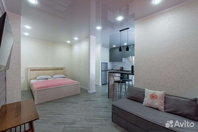 

Квартира-студия, 37 м², 2 кровати