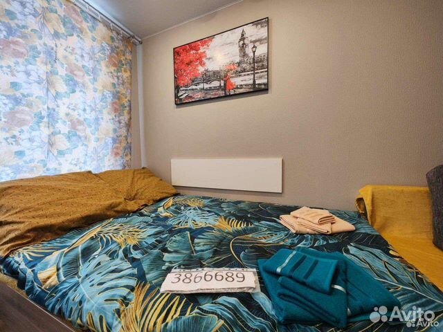 

1-к. квартира, 23 м², 2 кровати