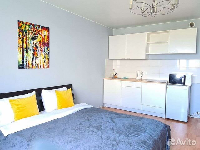 

Квартира-студия, 28 м², 2 кровати