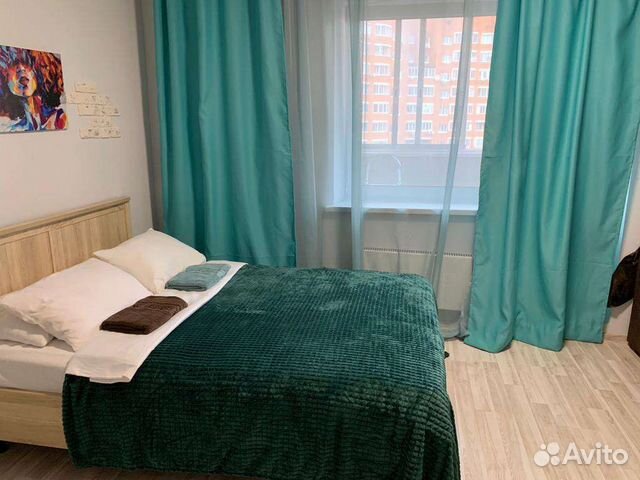 

Квартира-студия, 23 м², 2 кровати