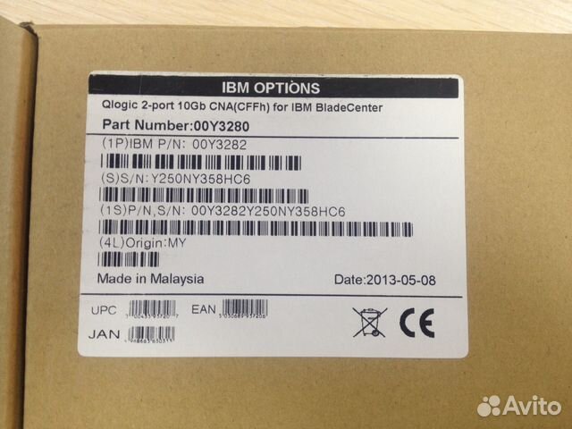 Ethernet адаптер для IBM 00Y3280 новый Ethernet адаптер для IBM 00Y3280 новый