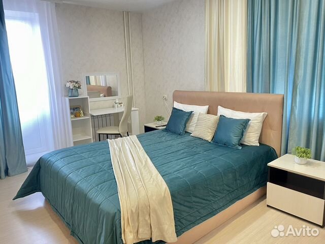 

1-к. квартира, 42 м², 2 кровати