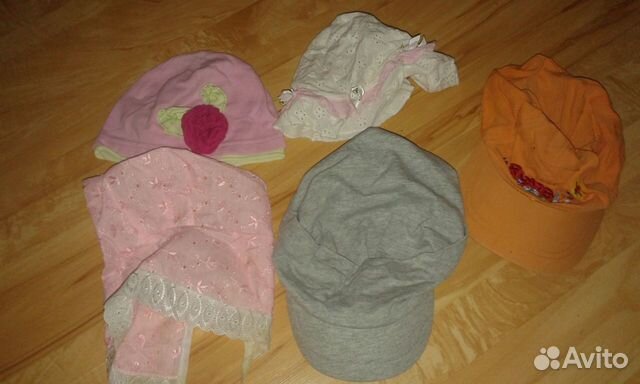 Шапки для девочки на 1-6 лет
