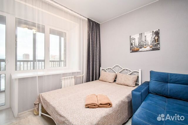 

Квартира-студия, 35 м², 2 кровати