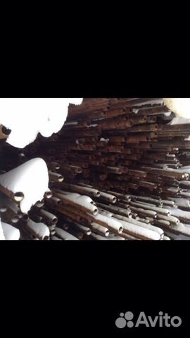 Труба на столбики Труба на столбики