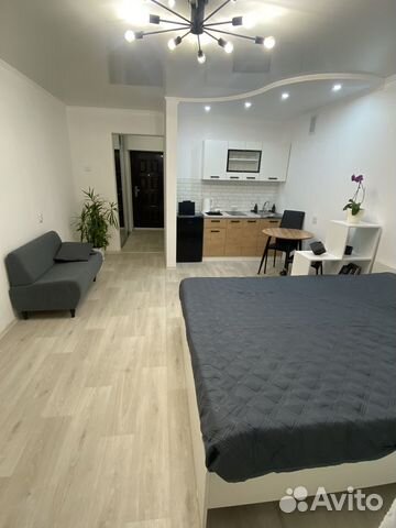 

Квартира-студия, 28 м², 1 кровать