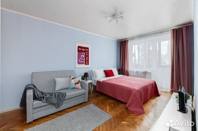 

1-к. квартира, 30 м², 2 кровати