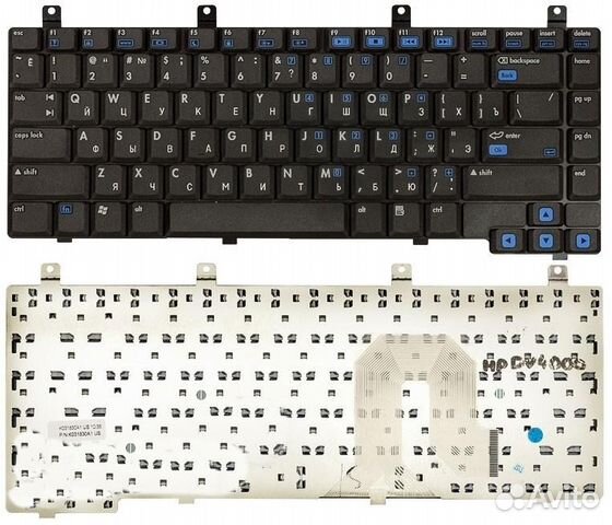 Клавиатура для ноутбука HP Pavilion dv4000 dv4100 Клавиатура для ноутбука HP Pavilion dv4000 dv4100