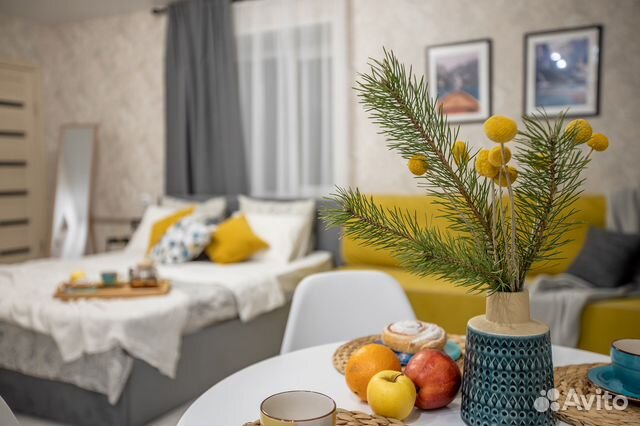 

Квартира-студия, 38 м², 2 кровати