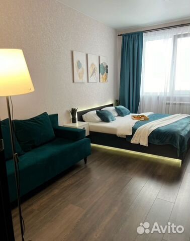 

1-к. квартира, 38,5 м², 2 кровати
