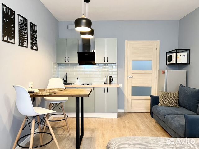 

Квартира-студия, 28 м², 2 кровати