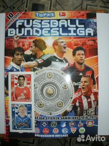 Topps Альбом Бундеслига 2010-2011 (не panini ) Topps Альбом Бундеслига 2010-2011 (не panini )