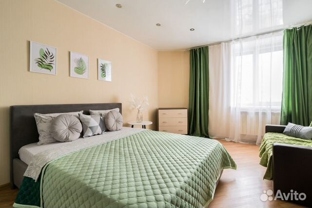 

1-к. квартира, 40 м², 2 кровати