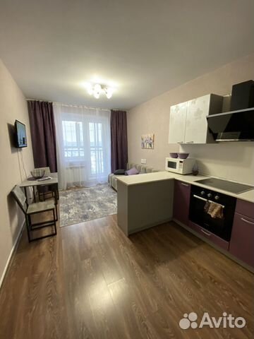 

1-к. квартира, 45 м², 2 кровати