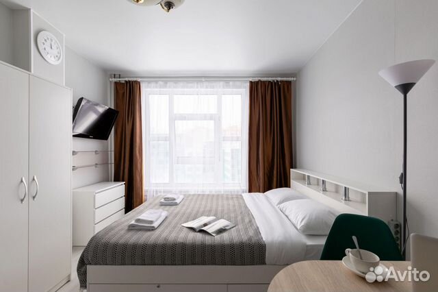 

Квартира-студия, 30 м², 1 кровать
