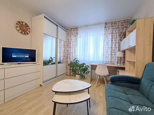 

1-к. квартира, 41 м², 2 кровати