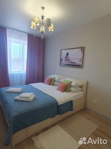 

1-к. квартира, 38 м², 3 кровати