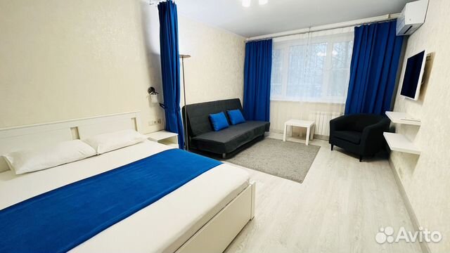 

1-к. квартира, 38 м², 3 кровати