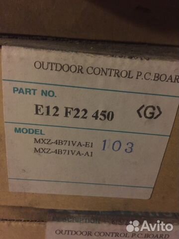 Плата кондиционера E12F22450 Mitsubishi Electric