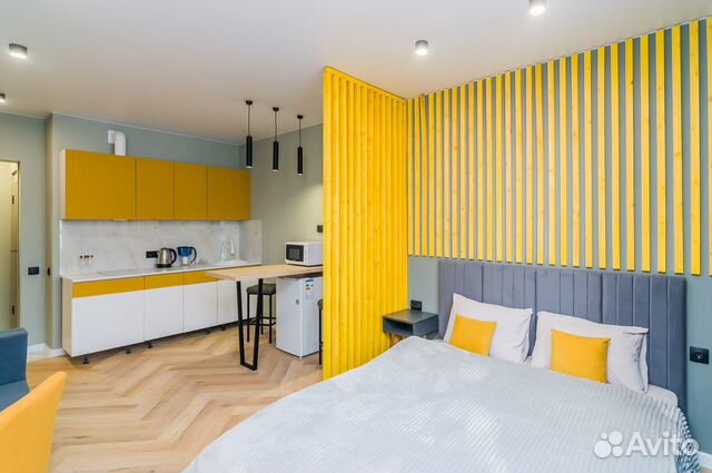 

Квартира-студия, 27 м², 2 кровати