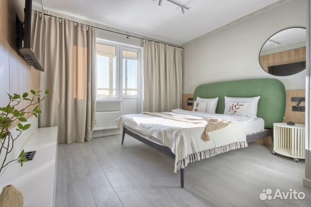 

Квартира-студия, 34 м², 2 кровати