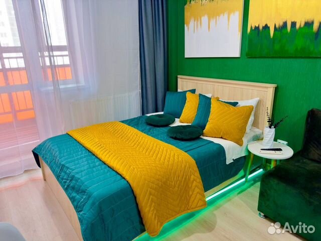 

Квартира-студия, 33,4 м², 2 кровати