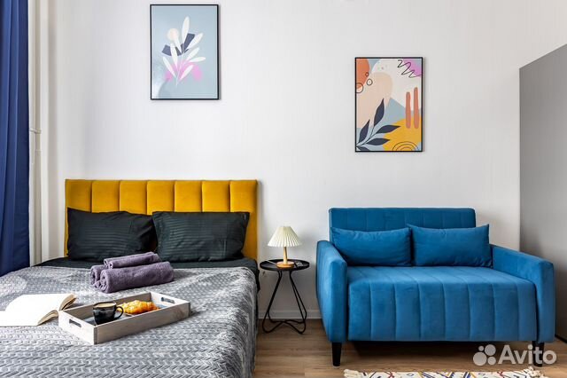 

Квартира-студия, 25 м², 2 кровати