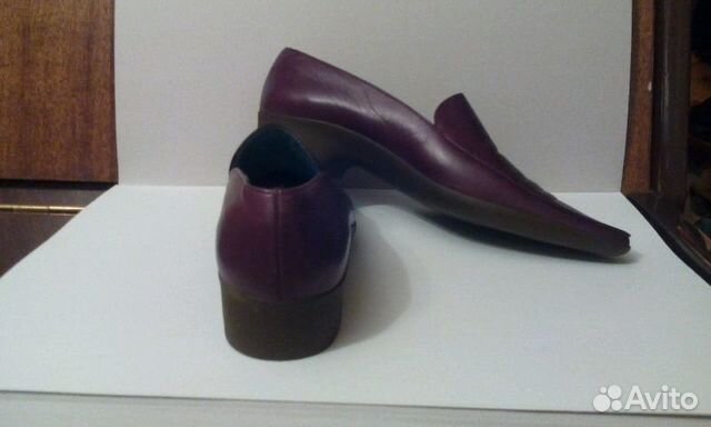 Туфли кожаные сиреневые р.38 Туфли кожаные сиреневые р.38