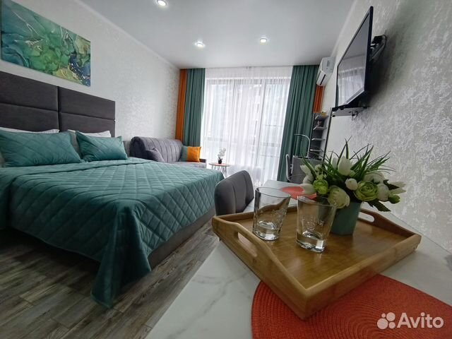 

Квартира-студия, 27 м², 1 кровать