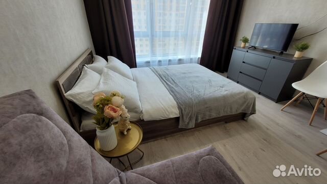 

Квартира-студия, 30 м², 2 кровати