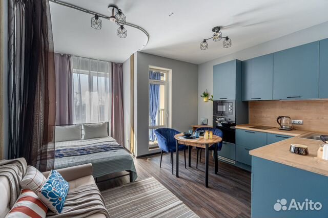 

Квартира-студия, 28 м², 2 кровати
