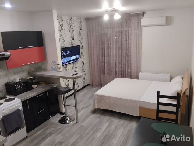 

Квартира-студия, 32 м², 1 кровать