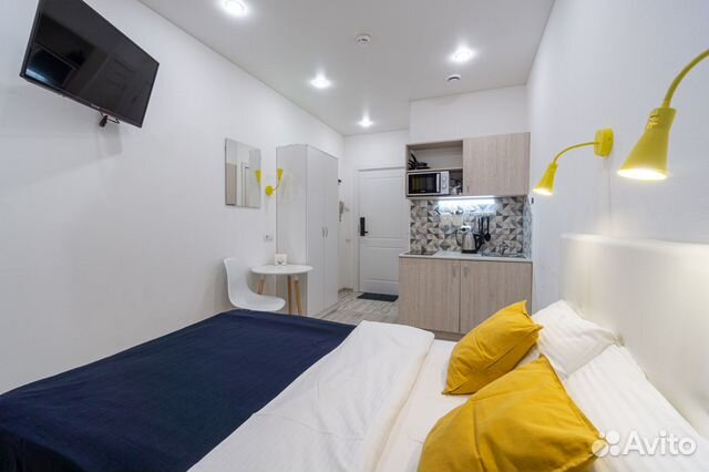 

Квартира-студия, 12 м², 1 кровать