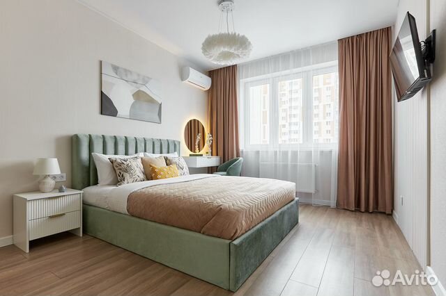 

1-к. квартира, 39 м², 2 кровати