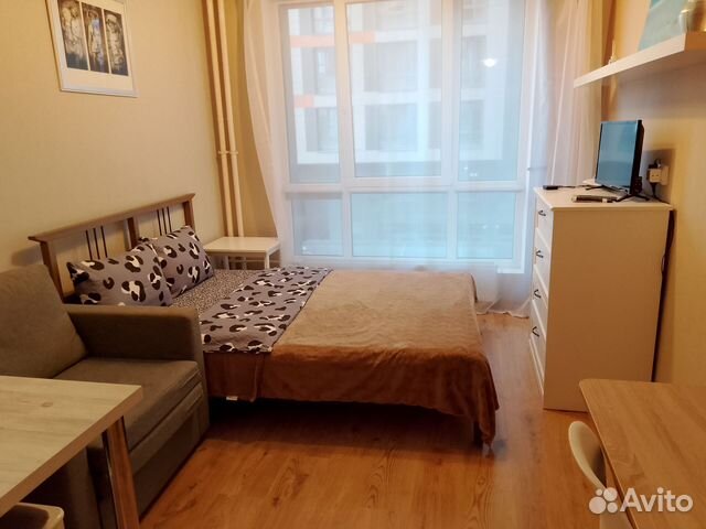 

Квартира-студия, 28 м², 2 кровати