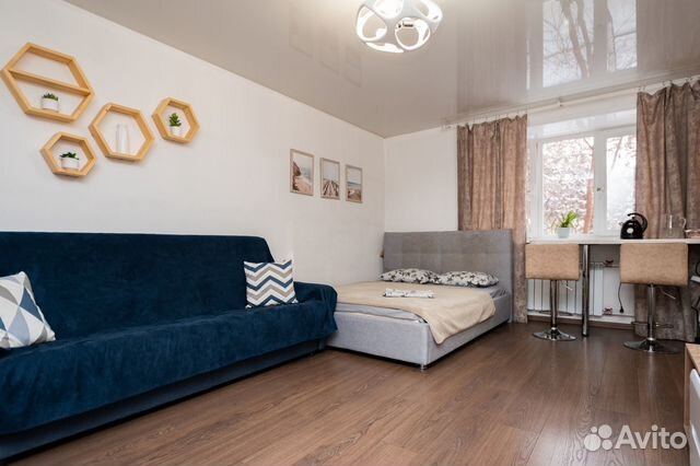 

Квартира-студия, 29 м², 2 кровати