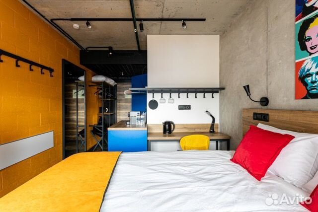 

Квартира-студия, 20 м², 1 кровать