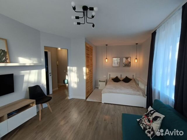 

1-к. квартира, 32 м², 2 кровати
