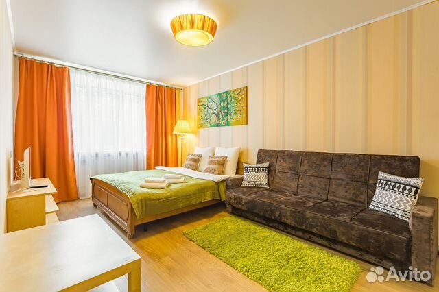 

1-к. квартира, 38 м², 2 кровати