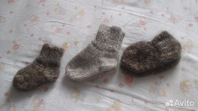 Новые шерстяные носки для малышей
