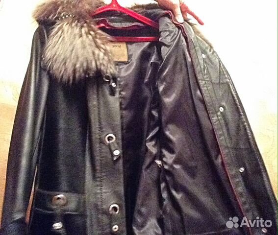 Кожаная итальянская курточка