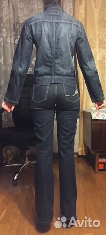 Джинсовый костюм 42-44 размер