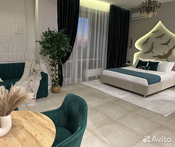 

Квартира-студия, 45 м², 2 кровати