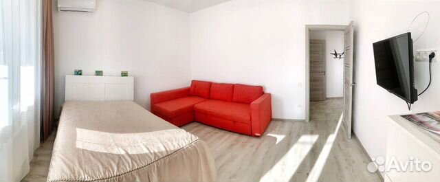 

1-к. квартира, 45 м², 3 кровати
