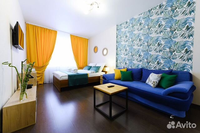 

1-к. квартира, 50 м², 2 кровати