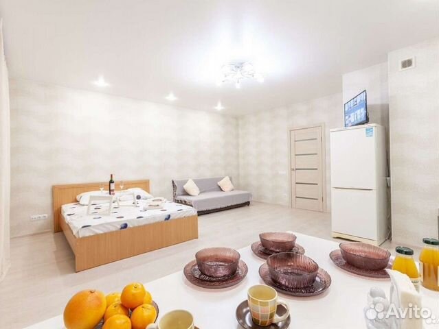 

Квартира-студия, 38 м², 2 кровати